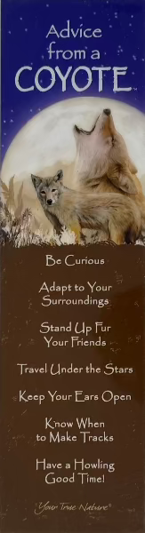 Advice from a Coyote Bookmark – Canyonlands Natural History Association