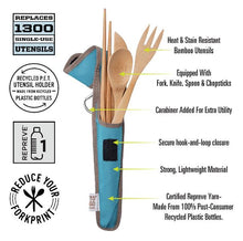 Load image into Gallery viewer, TO-GO WARE Southeast Utah Parks Bamboo Utensil Set