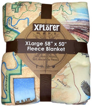 Load image into Gallery viewer, Arches & Canyonlands Map Blanket