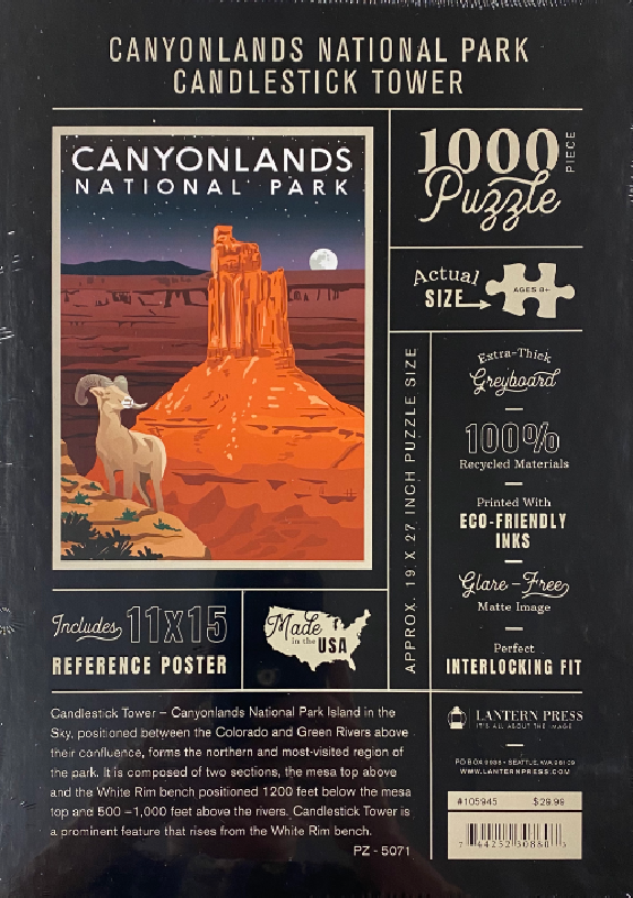 Puzzle Candlestick Tower Canyonlands Natural History Association