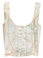 Load image into Gallery viewer, Arches & Canyonlands Maps Rip Stop Tote Bag