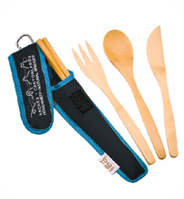 Load image into Gallery viewer, TO-GO WARE Southeast Utah Parks Bamboo Utensil Set