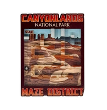 Load image into Gallery viewer, Canyonlands Maze District Magnet