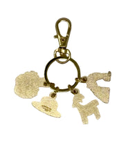 Load image into Gallery viewer, Arches Four Charm Keychain