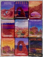 Load image into Gallery viewer, Arches &amp; Canyonlands Mini-Magnet Set
