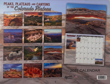 Load image into Gallery viewer, 2027 Peaks, Plateaus &amp; Canyons Wall Calendar