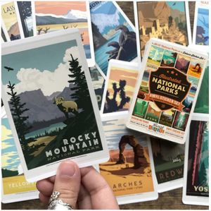 63 National Parks Sticker Set