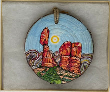Load image into Gallery viewer, Balanced Rock Wood Ornament