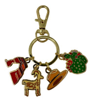 Load image into Gallery viewer, Arches Four Charm Keychain