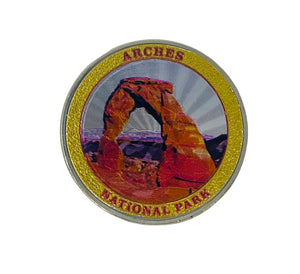 Arches & Canyonlands Foil Coin