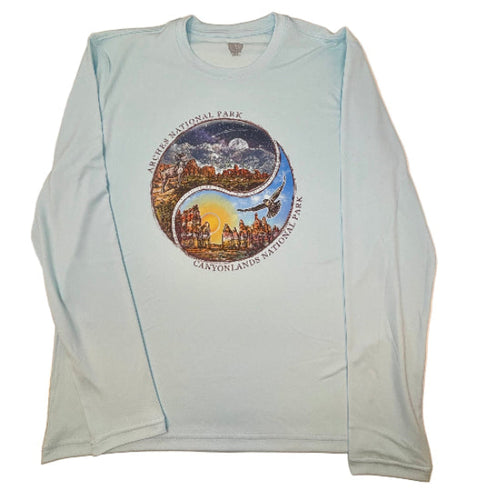 Arches & Canyonlands Yin Yang Long Sleeve T-Shirt