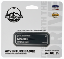Load image into Gallery viewer, Arches Adventure Badge