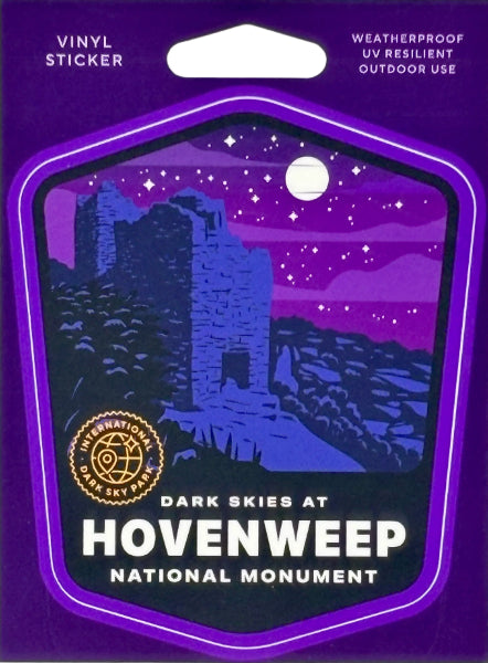 Hovenweep Dark Skies Badge Sticker