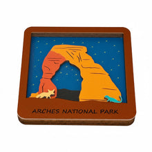Load image into Gallery viewer, Arches Layered Wood Coaster