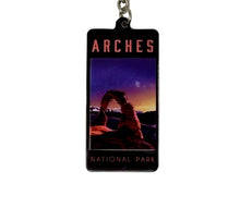 Load image into Gallery viewer, Arches &amp; Canyonlands Night Sky Keychain