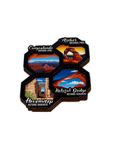 Load image into Gallery viewer, Four Park Honeycomb Magnet