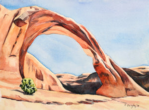Corona Arch Watercolor Notecard