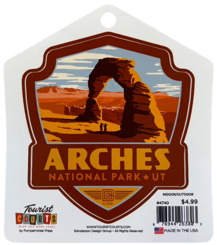 Arches Emblem Badge Sticker