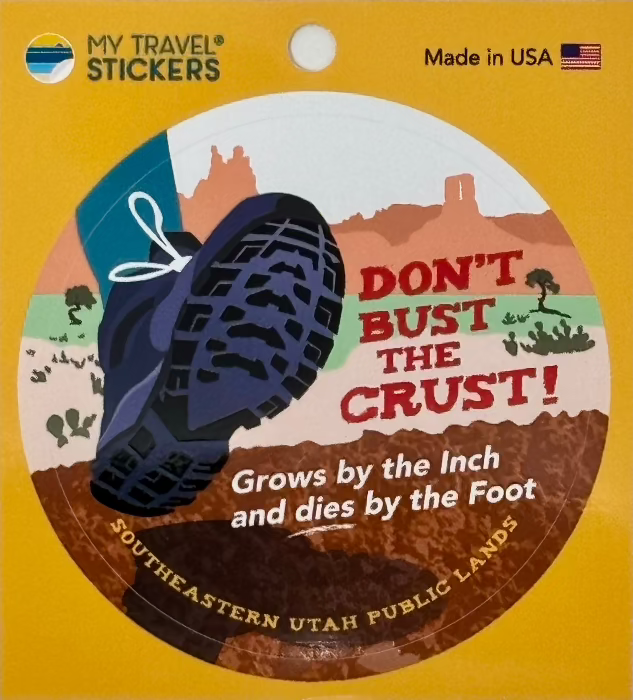 Don't Bust The Crust Sticker