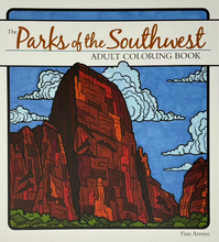 Load image into Gallery viewer, Parks of the Southwest Adult Coloring Book