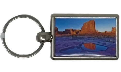 Arches Reflective Pool Keychain