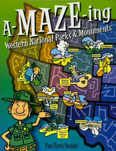 Load image into Gallery viewer, A-Maze-ing Western Parks and Monuments Activity Book