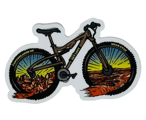 Canyonlands And Moab Bike Sticker