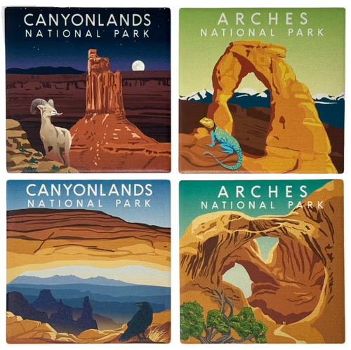 Canyonlands & Arches Coaster 4-Pack