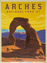 Load image into Gallery viewer, Arches National Park Retro Puzzle