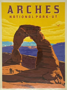 Arches National Park Retro Puzzle