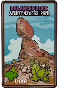 Arches Balanced Rock Sticker