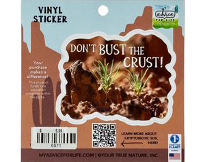Don't Bust The Crust Sticker