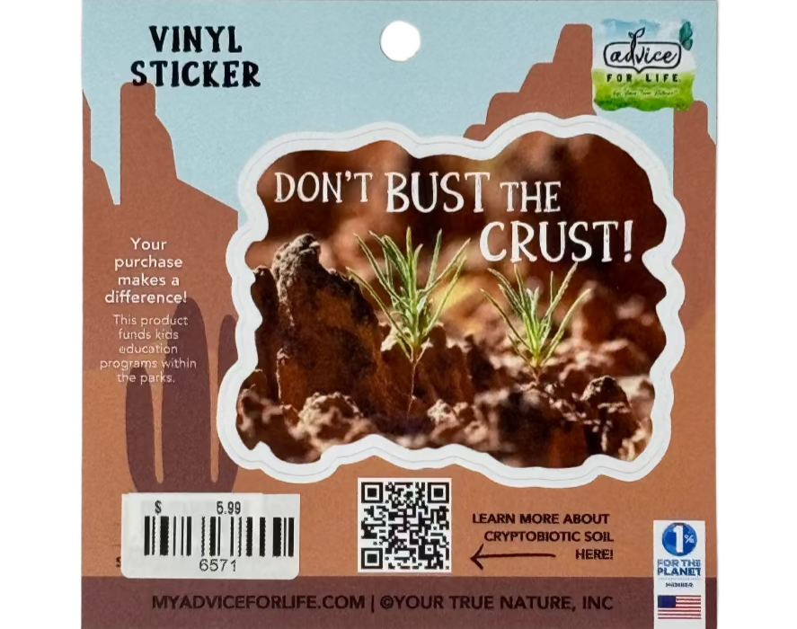 Don't Bust The Crust Sticker