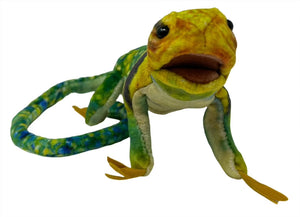 Mini Collared Lizard Finger Puppet