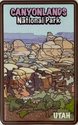 Canyonlands Chesler Park Sticker