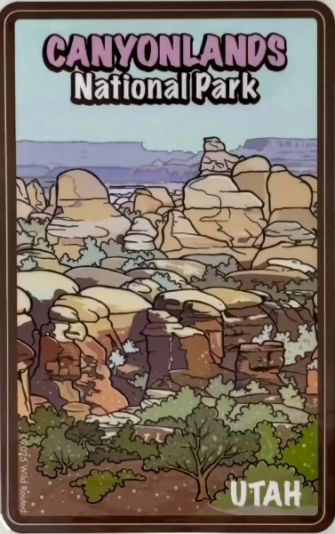 Canyonlands Chesler Park Sticker