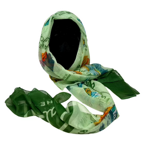 National Parks of the USA Map Scarf