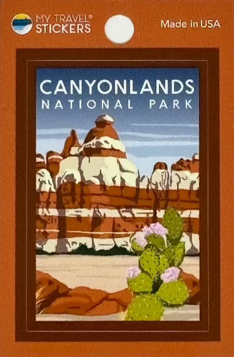 Canyonlands The Needles Mini Sticker