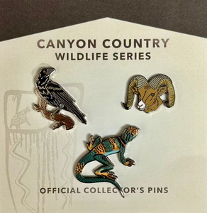 Canyon Country Wildlife Pin Set