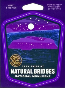 Natural Bridges Dark Skies Badge Sticker