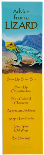 Advice from A Lizard Bookmark