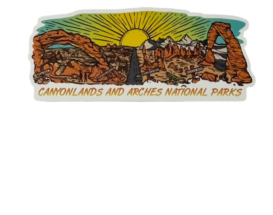 Canyonlands & Arches Pano Magnet
