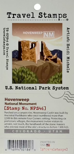 Hovenweep National Monument Travel Stamp