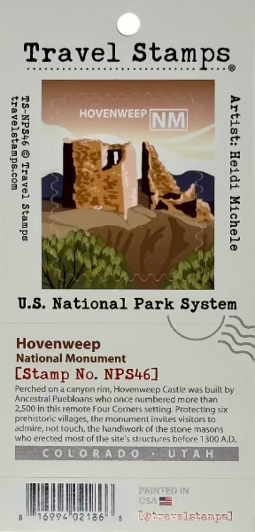 Hovenweep National Monument Travel Stamp