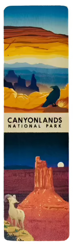 Canyonlands Island in the Sky Wooden Bookmark