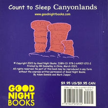 Load image into Gallery viewer, Count To Sleep Canyonlands Board Book