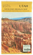 Load image into Gallery viewer, Utah Geologic Highway Map