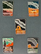 Load image into Gallery viewer, Utah National Parks Milky Way Pin Set