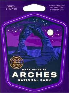 Arches Dark Skies Badge Sticker