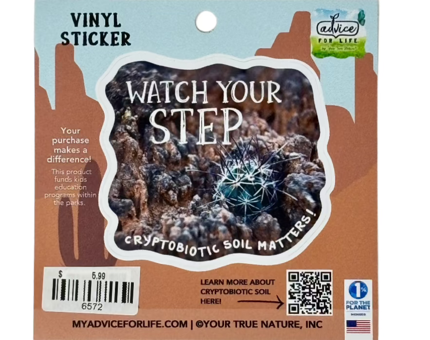 Watch Your Step Sticker